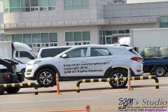 Hyundai lộ mẫu xe bán tải mới chỉ với một mảnh giấy nhỏ dán trên thân xe
