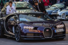 Bugatti Chiron khoác lớp áo “tím thủy chung” cùng tấm biển "tứ quý"