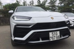 Lamborghini Urus của đại gia Minh “nhựa” ra biển trắng với 3 số "6" khá ấn tượng