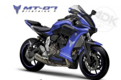 Yamaha MT-07 'Diversion-F' bản thiết kế sáng tạo kết hợp R1 từ Custom Italia