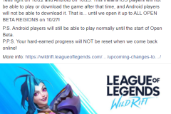 Liên Minh: Tốc Chiến thông báo tạm đóng game, chuẩn bị Open Beta