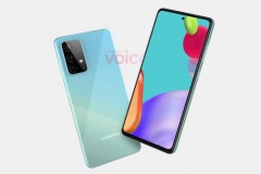Ảnh render của Galaxy A52 5G với thiết kế tương đương như Galaxy A51 5G, sẽ ra mắt vào đầu năm 2021