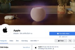 Facebook xóa dấu tích xanh trên trang của Apple