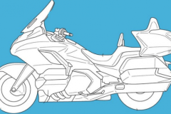 Honda tiếp tục tiết lộ bằng sáng chế Radar phía sau cho Goldwing