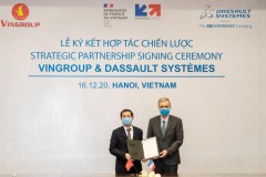 Vingroup hợp tác với Dassault Systèmes thúc đẩy chuyển đổi số