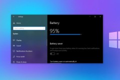 Bản Update Windows 10 với biểu đổ sử dụng Pin của Laptop trực quan hơn