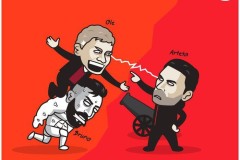 Ảnh chế: Hòa Arsenal, Quỷ đỏ có nguy cơ bị Man city bỏ xa