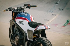 Honda CB650R độ phong cách Flack Track của KingSton