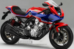 Lộ diện mẫu xe ý tưởng Honda CBX RR, phong cách retro huyền thoại 6 xi-lanh