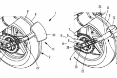 Michelin tiết lộ bằng sáng chế chắn bùn sau tích hợp động cơ điện