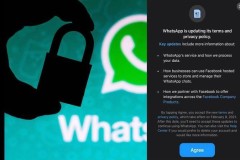 Người dùng WhatsApp phải đồng ý cập nhật chính sách sử dụng