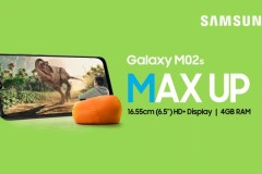 Samsung chính thức ra mắt Galaxy M02s với màn hình giọt nước, chip Snapdragon 450, cụm ba camera, giá khởi điểm 8999 INR (gần 3 triệu VNĐ)