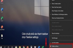 Hưỡng dẫn cách ẩn, hiển thị thanh taskbar trên Windows