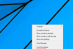 Lỡ làm mất thanh Taskbar và đây là cách khắc phục