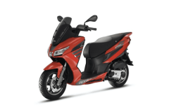 Aprilia SXR 50 sở hữu ngoại hình to lớn như các mẫu xe maxi-scooter