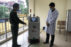Robot vận chuyển AGV Việt Nam chế tạo