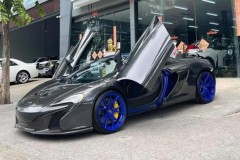 McLaren 650S Spider với bộ áo "giả carbon" của đại gia Campuchia gây thích thú cho giới mê xe