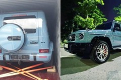 Mercedes-AMG G63 màu xanh China mới về nước có gì khác so với xe của Cường "Đô-la" mua tặng Đàm Thu Trang