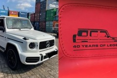 Xuất hiện hình ảnh Mercedes-AMG G63 phiên bản 40 năm cập bến Việt Nam, nội thất khiến không ít người xuýt xoa