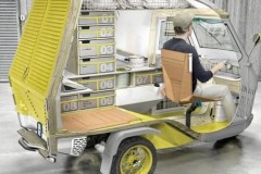 Bufalino - Mẫu xe cắm trại 3 bánh, kích thước tí hon được thiết kế dựa trên xe Piaggio