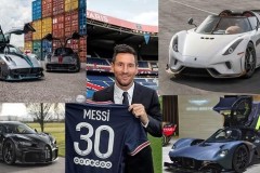 Chỉ với 1 tháng lương nhận ở PSG, Messi dễ dàng tậu nhiều siêu phẩm của Bugatti, Pagani hay Koenigsegg