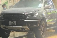 Dân chơi lan đột biến Thanh Hóa bấm được biển số ngũ quý 6 cho Ford Ranger Raptor mới tậu