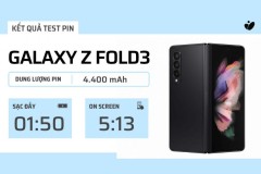 Đánh giá pin Samsung Galaxy Z Fold3: hơn 5 tiếng on screen