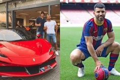 Mới đầu quân cho Barcelona, Sergio Aguero chi hơn 12 tỷ đồng để mua siêu xe Ferrari SF90 Stradale dạo phố