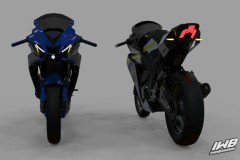 Những hình ảnh 3D về diện mạo của Yamaha R3 2022