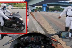 "Thần gió" Suzuki Hayabusa bị chốt cảnh sát bắt nhưng án phạt chỉ là một lần chạy thử