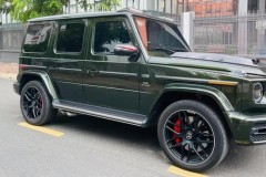 Mercedes-AMG G63 màu xanh quân đội mang bản độ Brabus của đại gia Việt