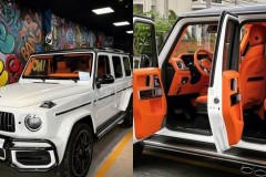 Mercedes-AMG G63 với phong cách nội thất Hermes xuất hiện tại Việt Nam