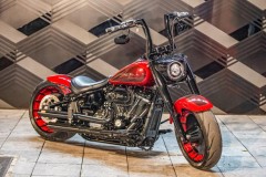 Ảnh Harley-Davidson Fat Boy độ tay lái cao chopper tay lái cao siêu chất