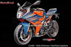 Những hình ảnh rõ nét với họa tiết và phần tem mới trên KTM RC 390 2022