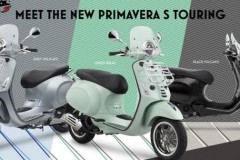Vespa Primavera S 150 bổ sung phiên bản Touring mới đầy tính năng tiện ích