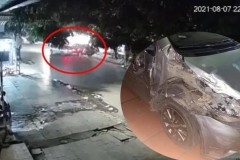 Video quay khoảnh khắc lái xe Toyota Vios tông thẳng vào đuôi xe bán tải Mazda BT-50 rồi bỏ chạy ở Thái Nguyên