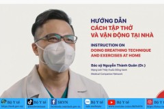 Bộ Y tế hướng dẫn cách tập thở và vận động ở nhà cho F0, F1