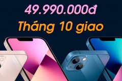 Giá chính hãng iPhone 13: cao nhất 50 triệu cho bản 1TB