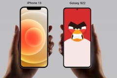 So sánh kích thước màn hình iPhone 13 với Galaxy S22, sự khác biệt đáng kinh ngạc