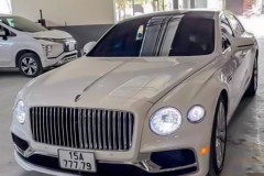 Khám phá Bentley Flying Spur V8 màu trắng đầu tiên tại Việt Nam, mang biển số tứ quý thần tài
