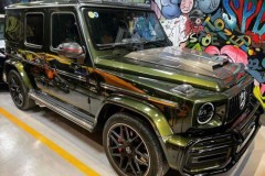 Mercedes-AMG G63 độ Brabus hầm hố và có màu sơn "cực độc" về tay đại gia Sài Gòn giữa tâm dịch