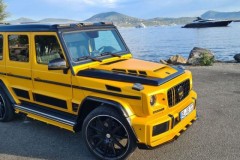 Mercedes-Benz G-Class lạ lẫm với gói độ thân rộng mang phong cách Bumblebee
