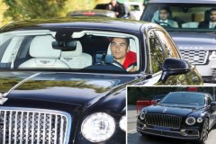Mới tới MU, Cristiano Ronaldo đã tậu ngay Bentley Flying Spur: Có cả Range Rover đi theo bảo vệ