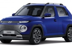 Người đẹp và chó cưng bên trong "baby SUV" Hyundai CASPER 2021 hoàn toàn mới