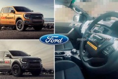 Xem trước nội thất Ford Ranger và Everest thế hệ mới: Nổi bật nhất là cần số dạng núm xoay