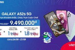 Chính thức trả hàng và mở bán Galaxy A52s 5G kèm ưu đãi cực hấp dẫn