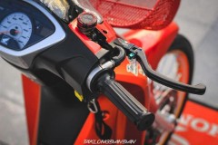 Wave 125 dọn tông màu đỏ chứng tỏ dân chơi