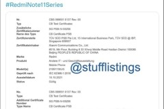 Bằng chứng cho thấy Redmi Note 11 Pro Max với sạc 120W sắp ra mắt