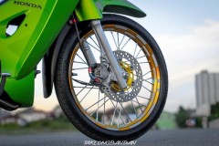 Bộ ảnh Wave 125 lung linh trong bộ cánh xanh xám