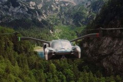 "Đã mắt" trước màn trình diễn bay lên đỉnh núi của ô tô bay Trung Quốc